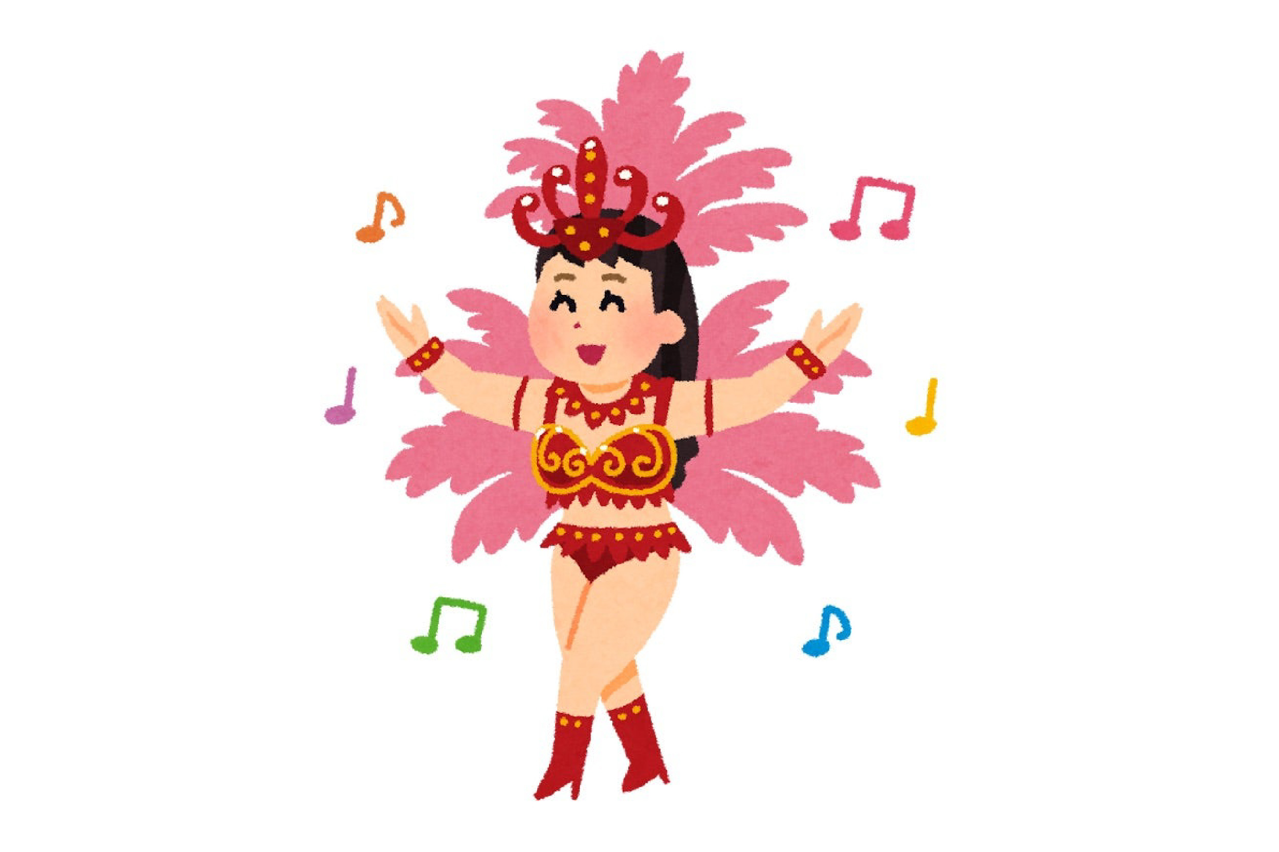 イラスト サンバ カーニバル